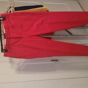 BR Sloan curvy fit pants, size 12, Ultra Red